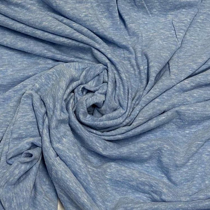 Tri Blend Poly Cotton Knit Jersey Fabric By The Yard