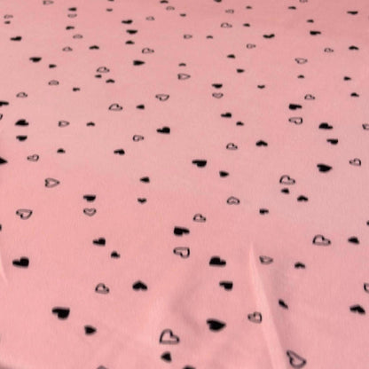 DBP Double Brushed Poly Spandex Print Ditsy Flower Vintage Mini Floral Print By The Yard Denim