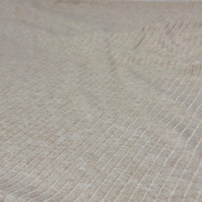 Cashmere 5x1 Rib Knit Feel Premium Sweater Knit Fabric By The Yard | 250GSM Open Weave