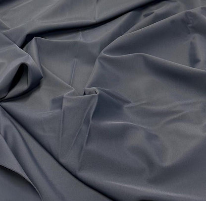 Nylon Spandex Tricot Solid Swimwear Activewear Fabric  By The Yard Grey Colors Hue