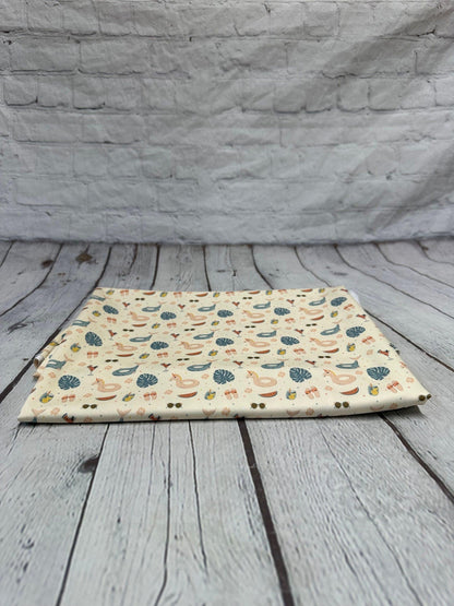 4 Way Stretch Print Spandex Fabric By The Yard Tricot Swim Wear Bikini Abstract Flower Boho Mini Floral Tropical Summer Pool 280 GSM