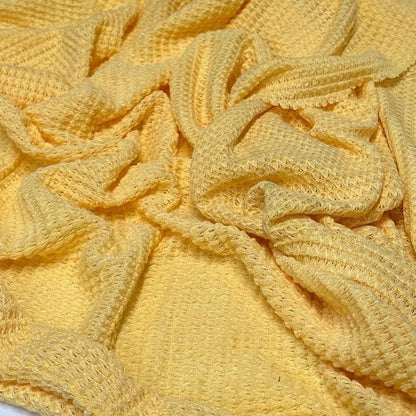 Open Weave Chunky Waffle Sweater Knit Fabric By The Yard | 250GSM Bright Colors #3