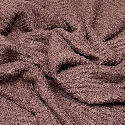 Open Weave Chunky Waffle Sweater Knit Fabric By The Yard | 250GSM Bright Colors #3