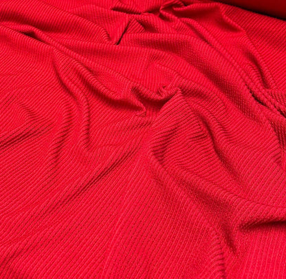 NEW COLORS! Texture Street  Rib Wave Knit Spandex Fabric By The Yard Urban Rib Cable Knit Spandex Texture Knit #7