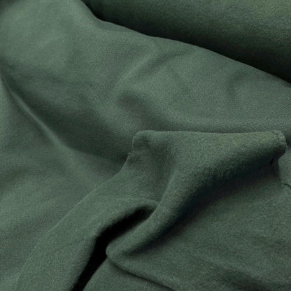 Premium Heavy Thick 16oz 100% Cotton Fleece  Soft and Cozy Fabric for All Seasons Sweatshirt Joggers Streetwear Hunter Green