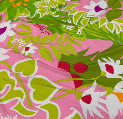 4 Way Stretch Print Nylon Spandex Fabric By The Yard Tricot Swim Wear Bikini Active Wear Tropical Floral Geometric Pink Green Flower