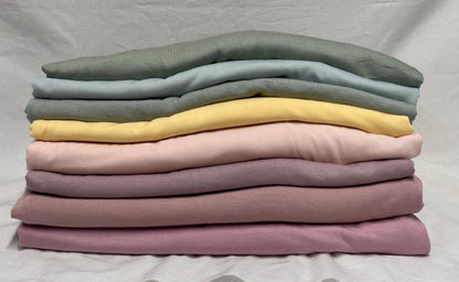 New Colors! 4-Way Stretch Bamboo Fabric| Soft Bamboo Spandex | Fabric By The Yard | For Dresses, Cardigans and Blouses | 60 Wide