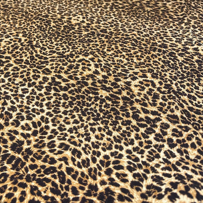 DBP 4x2 Rib Knit Double Brushed Animal Print Leopard Cheetah Polyester Fabric By The Yard
