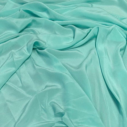 100% Silk Crepe De Chine CDC Fabric By The Yard Mint 54 inch
