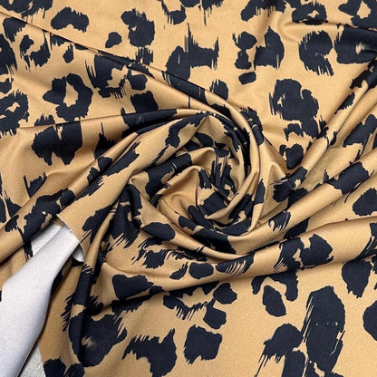 4 Way Stretch Assorted Print Nylon Spandex Fabric By The Yard Tricot Swim Wear Bikini Active Wear Animal Leopard Cheetah Print 280 GSM