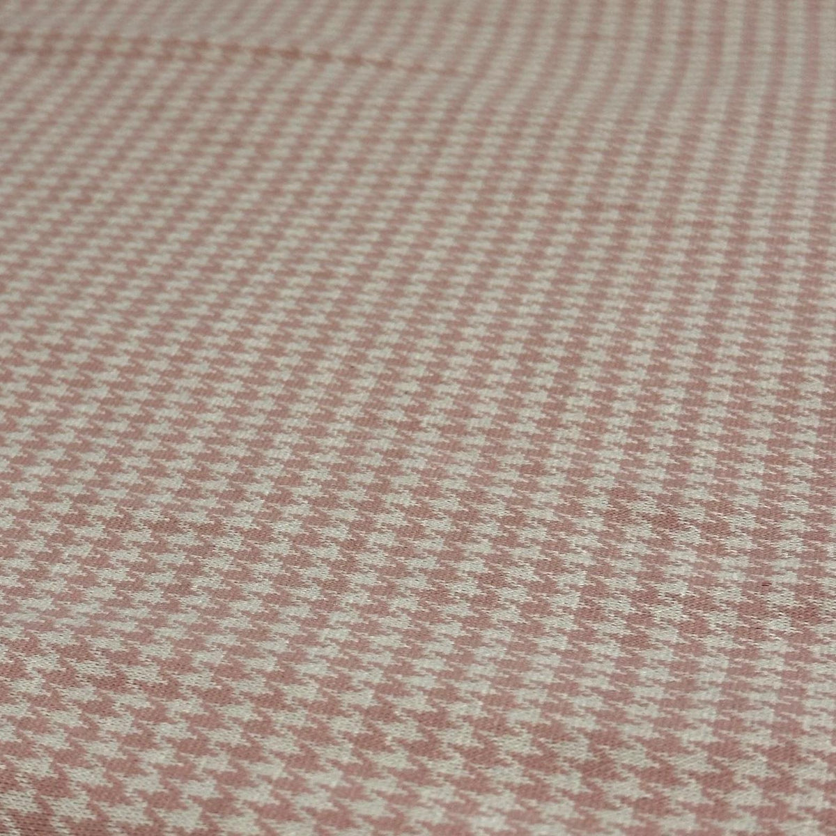 2 Way Stretch Double Knit Houndstooth Polyester Spandex Fabric By The Yard Grey Black