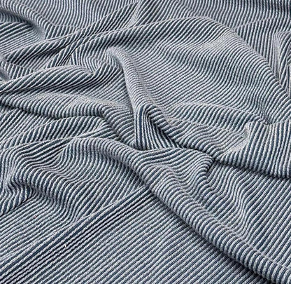 NEW COLORS! Texture Street  Rib Wave Knit Spandex Fabric By The Yard Urban Rib Cable Knit Spandex Texture Knit #5