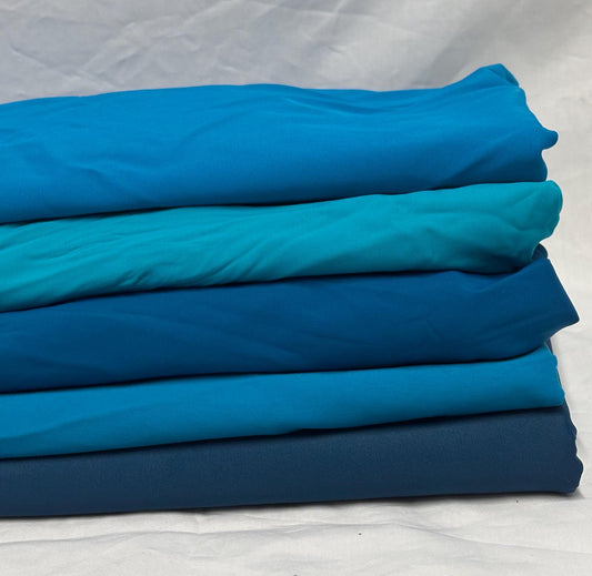 Nylon Spandex Tricot Solid Swimwear Activewear Fabric  By The Yard Jade Hue