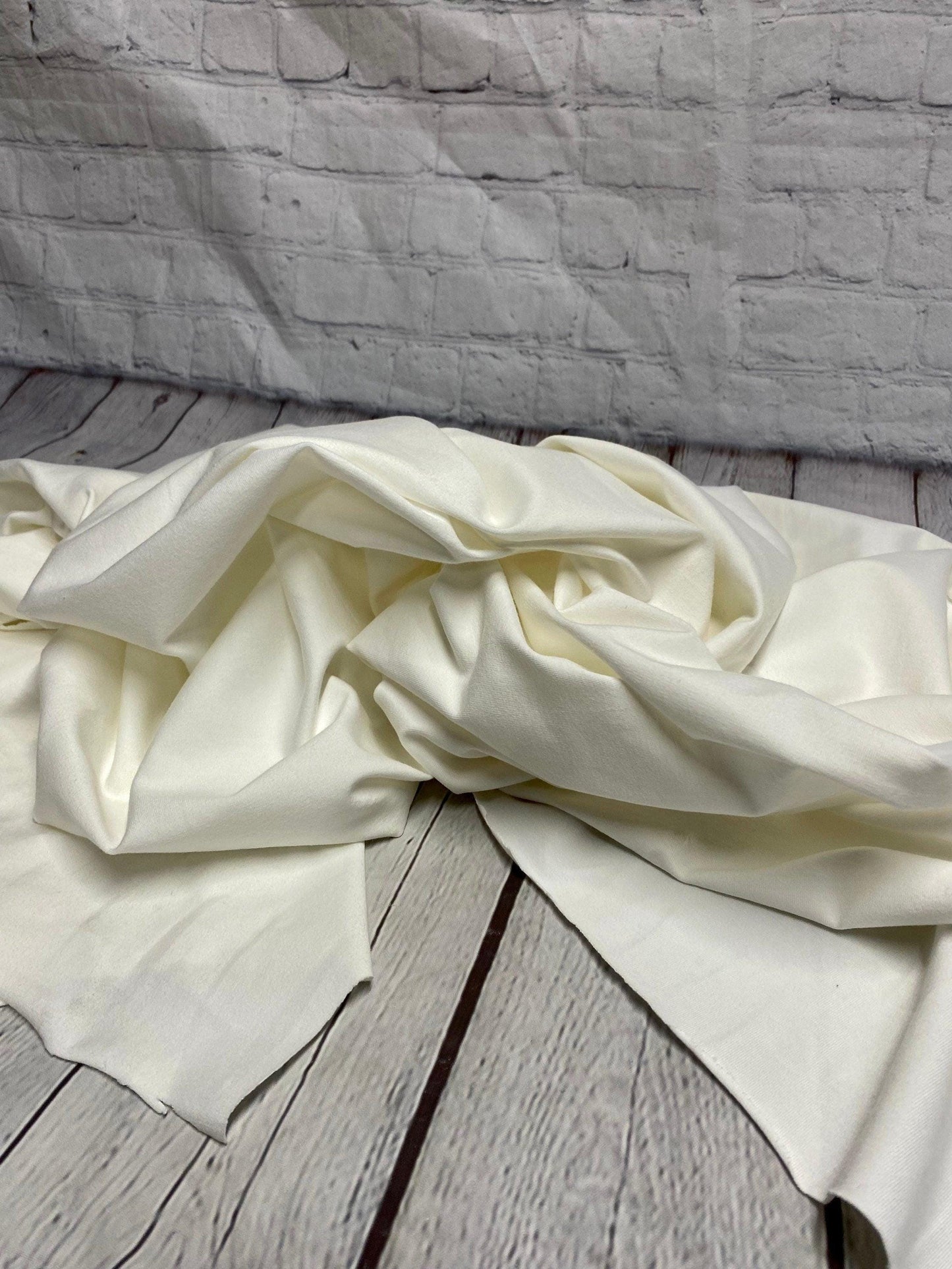 4- Way Stretch Super Heavy Weight Organic Cotton Spandex 280GSM 14Oz Fabric By The Yard