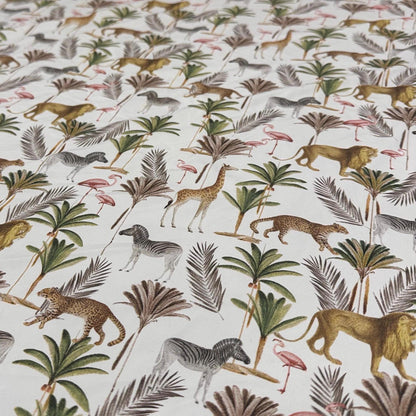 4 Way Stretch Assorted Print Nylon Spandex Fabric By The Yard Tricot Swim Wear Bikini Active Safari Animal Lion Zebra