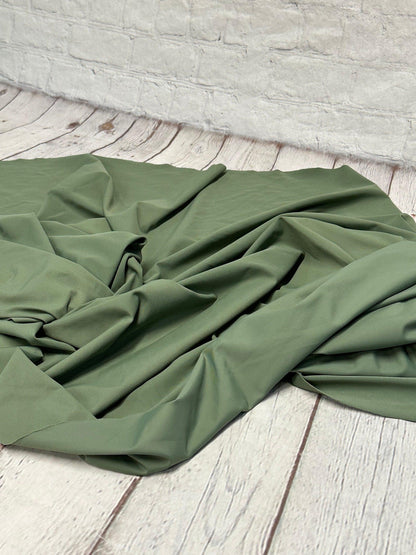Nylon Spandex Tricot Solid Swimwear Activewear Fabric  By The Yard Green Color Hue