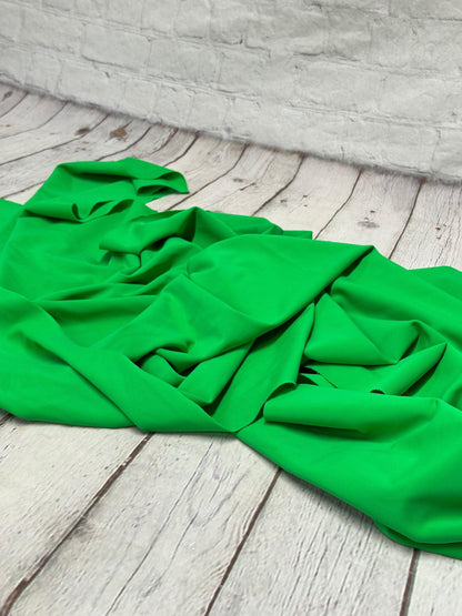 Nylon Spandex Tricot Solid Swimwear Activewear Fabric  By The Yard Green Color Hue