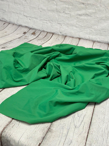 Nylon Spandex Tricot Solid Swimwear Activewear Fabric  By The Yard Green Color Hue