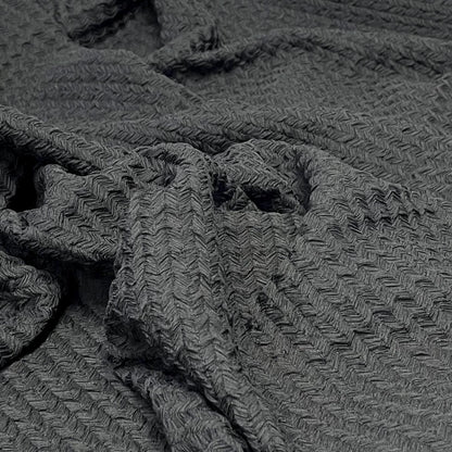 Herringbone Jacquard  Texture Knit Spandex Fabric By The Yard Bubble Knit Spandex Texture Knit