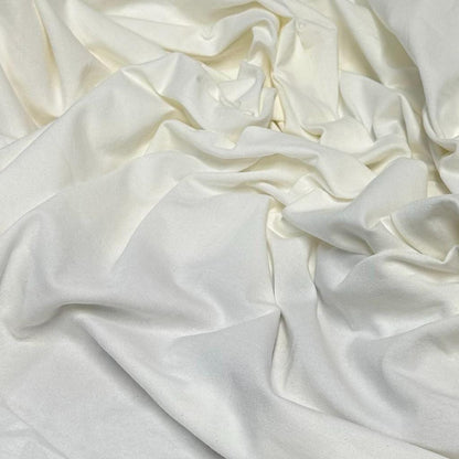 Ultra Soft 4 Way Stretch Cotton Spandex Jersey Knit Fabric By The Yard 200GSM Bodycon Bodysuit ShapeWear Base Colors #1