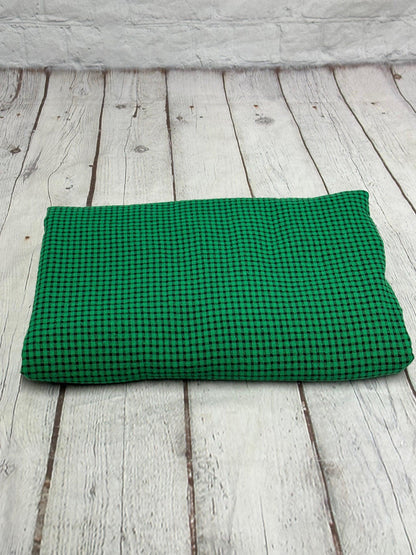 100% Cotton Double Gauze Pre Washed Gingham Small Checkered Mini Plaid