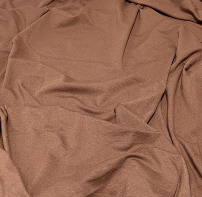 New Colors! 4-Way Stretch Bamboo Fabric| Soft Bamboo Spandex | Fabric By The Yard | For Dresses, Cardigans and Blouses | Nude Taupe Hues