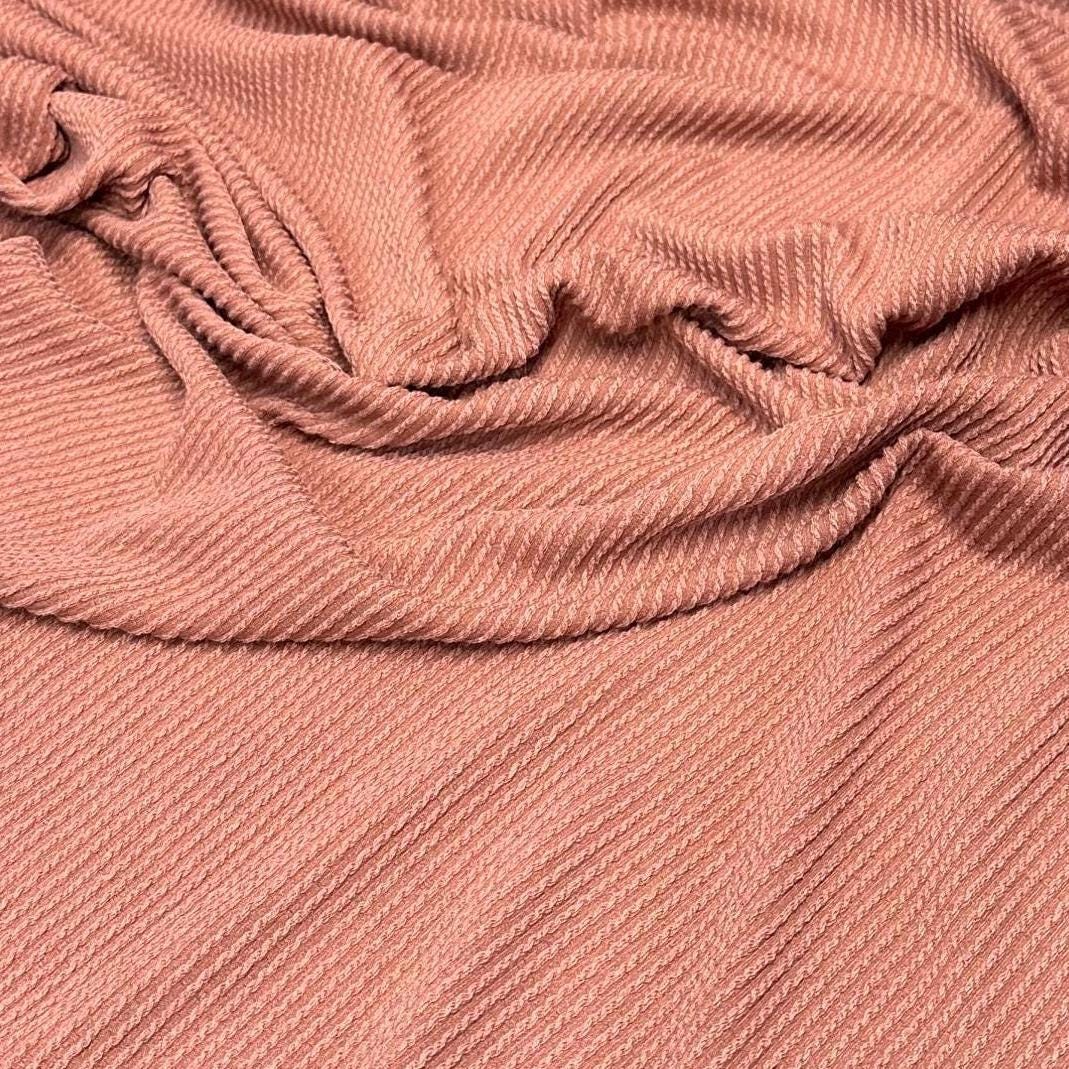 NEW COLORS! Texture Street  Rib Wave Knit Spandex Fabric By The Yard Urban Rib Cable Knit Spandex Texture Knit #9