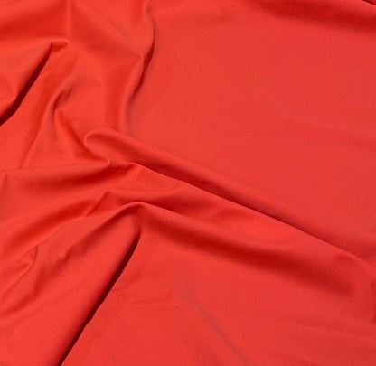 Nylon Spandex Tricot Solid Swimwear Activewear Fabric  By The Yard Orange Coral Hues