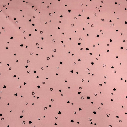 DBP Double Brushed Poly Spandex Print Ditsy Flower Vintage Mini Floral Print By The Yard Denim