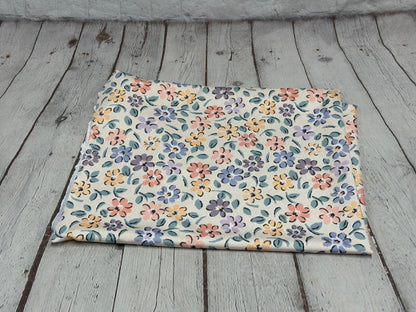 4 Way Stretch Print Spandex Fabric By The Yard Tricot Swim Wear Bikini Multicolor Ditsy Rose Floral Flower 280 GSM