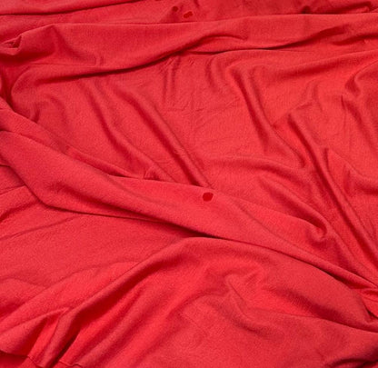 New Colors! 4-Way Stretch Bamboo Fabric| Soft Bamboo Spandex | Fabric By The Yard | For Dresses, Cardigans and Blouses | Primary Color Hue