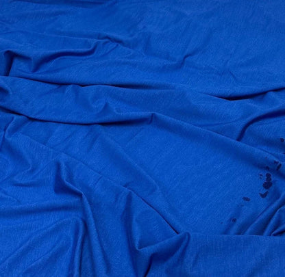 New Colors! 4-Way Stretch Bamboo Fabric| Soft Bamboo Spandex | Fabric By The Yard | For Dresses, Cardigans and Blouses | Primary Color Hue
