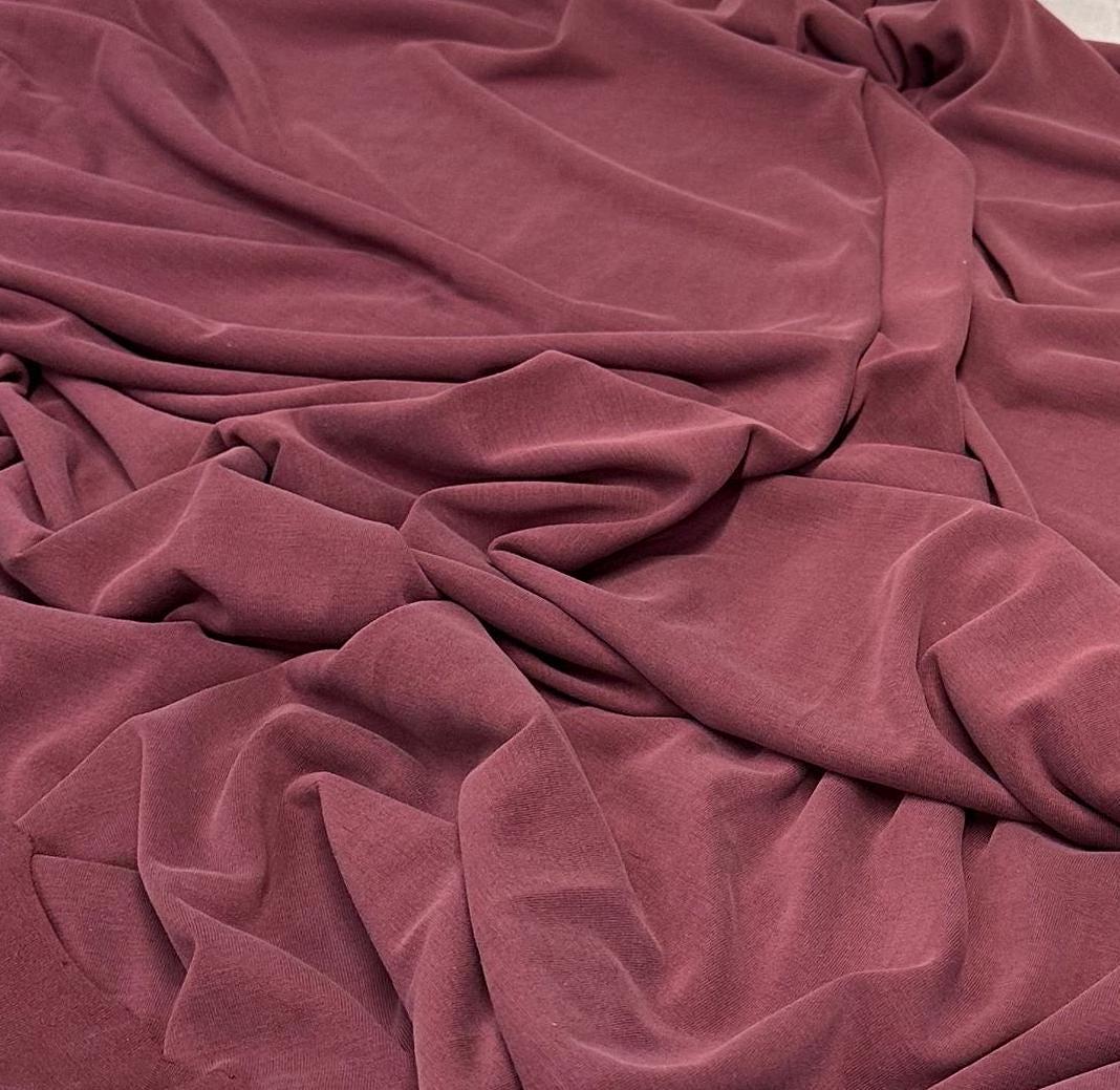 Modal Sand Wash Cupro Jersey Knit Fabric By The Yard Fall Colors #2