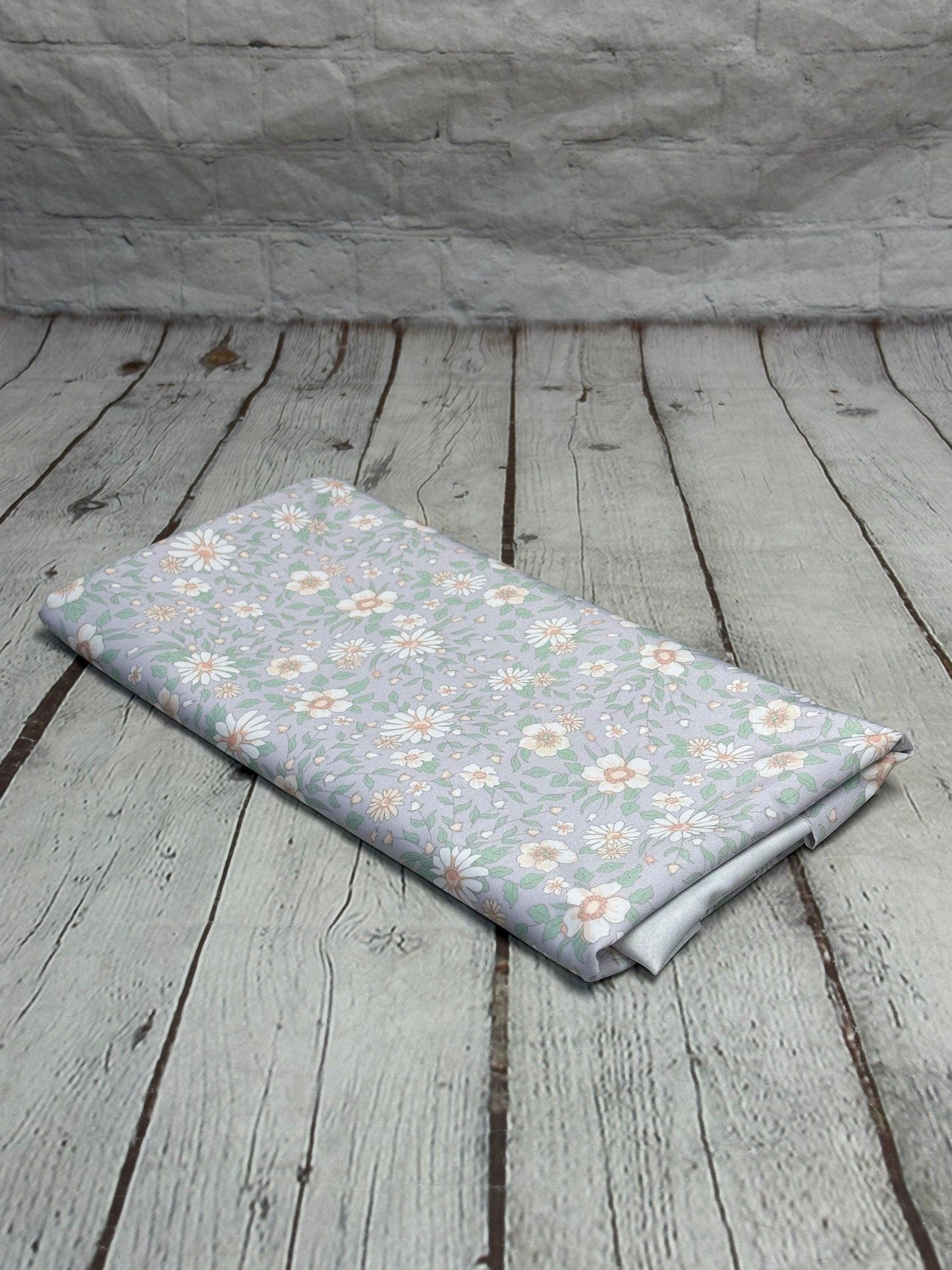 4 Way Stretch Tricot Print Spandex Fabric By The Yard Tricot Swim Wear Bikini Soft Pastel Small Ditsy Flower Foral Lavender Daisy