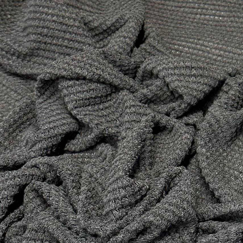 Open Weave Chunky Waffle Sweater Knit Fabric By The Yard | 250GSM Base Colors #2