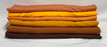 Nylon Spandex Tricot Solid Swimwear Activewear Fabric  By The Yard Dark Yellow Mustard Hues