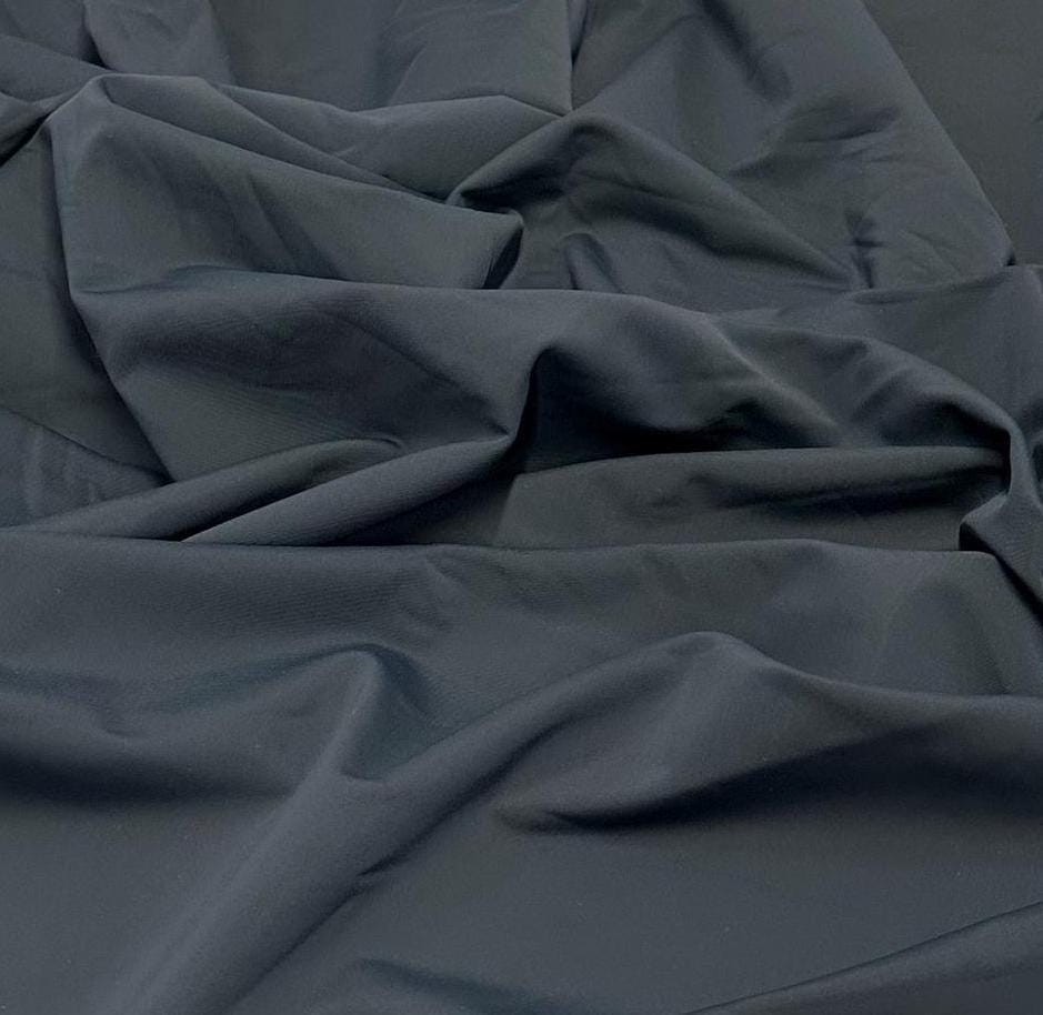 Nylon Spandex Tricot Solid Swimwear Activewear Fabric  By The Yard Grey Colors Hue