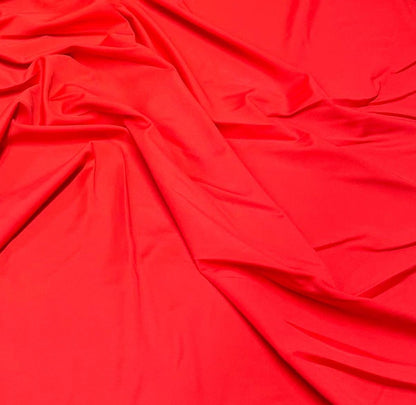 Nylon Spandex Tricot Solid Swimwear Activewear Fabric  By The Yard Orange Coral Hues