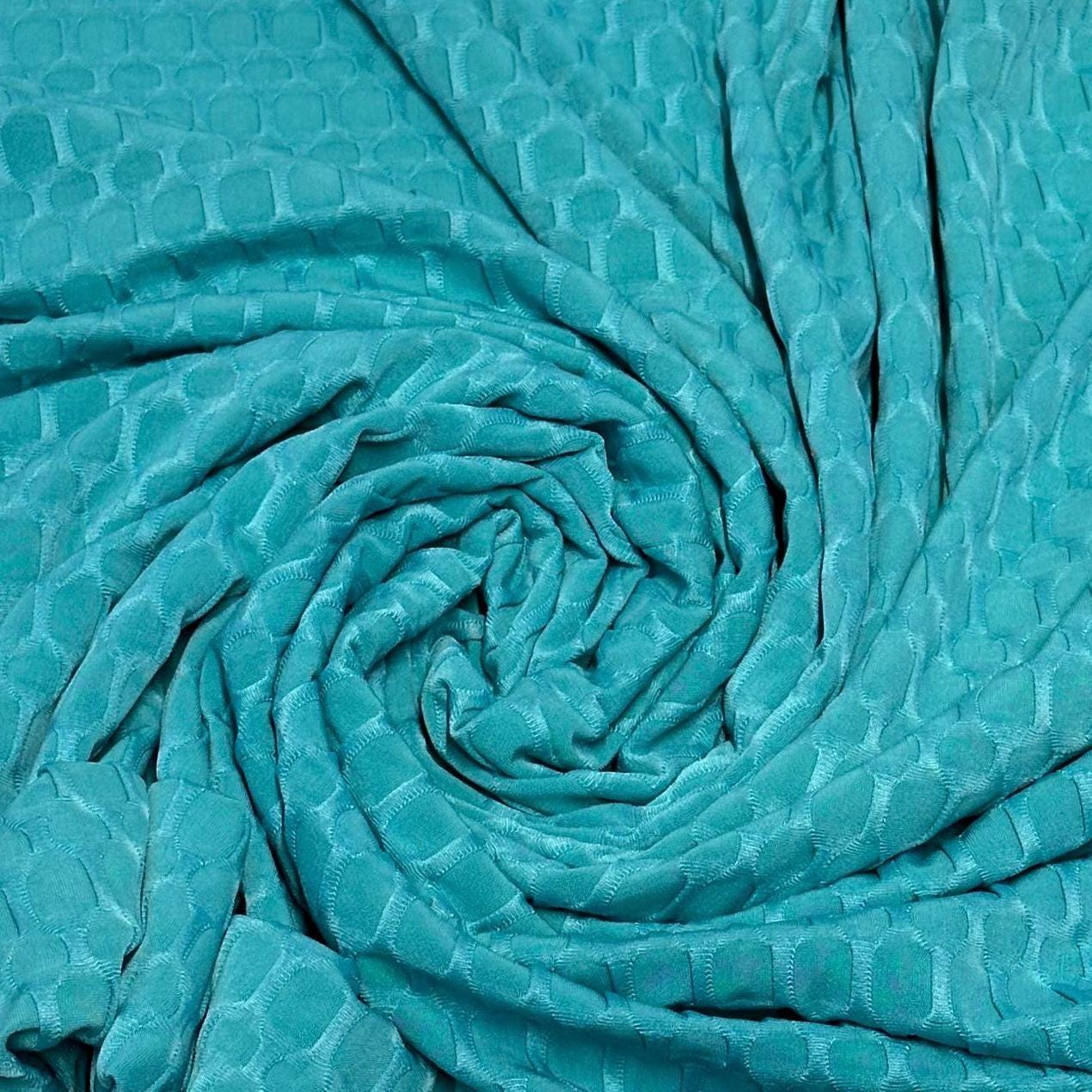 4-Way Stretch Honeycomb Knit Fabrix for Tik Tok Leggings, Athletic Wear, Work Out Gear, Biker Shorts, Swimwear Fabric By The Yard Fall Color