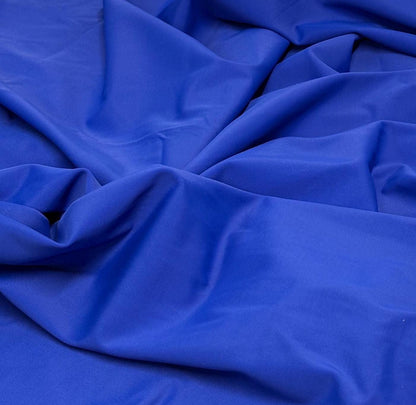 Nylon Spandex Tricot Solid Swimwear Activewear Fabric  By The Yard Blue Shades