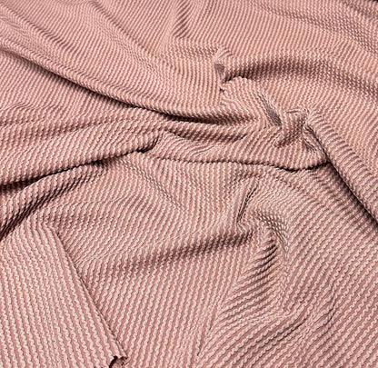 NEW COLORS! Texture Street  Rib Wave Knit Spandex Fabric By The Yard Urban Rib Cable Knit Spandex Texture Knit #5