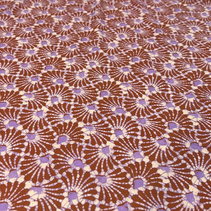 4 Way Stretch Print Nylon Spandex Fabric By The Yard Tricot Swim Wear Bikini Active Wear Geometric Shapes Abstract Mocha Lavender