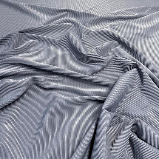 Premium 4-Way Stretch Ribbed Nylon Spandex Fabric for  Swimwear Fabric By The Yard Cement