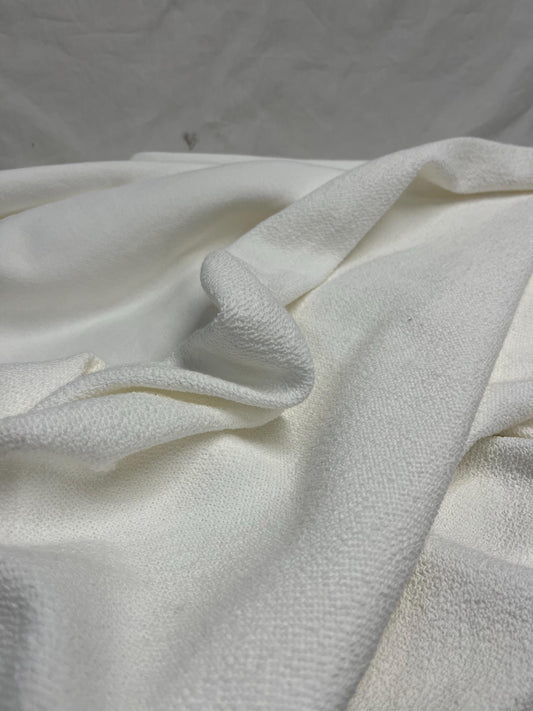 Luxurious 14oz Ivory 100 Percent Cotton French Terry - Heavyweight, Soft & Versatile Fabric - Perfect for Apparel Crafts - 60 Wide