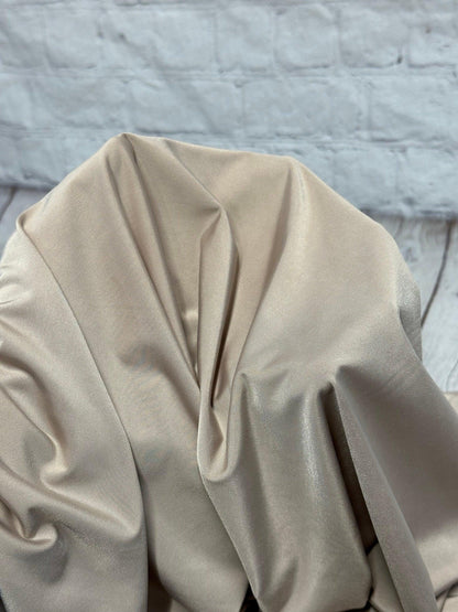 Venezia 4 Way Flowy Polyester Spandex Knit Fabric By The Yard Dresses, Skirts, Lingerie, intimates, Swim Wear, Lining,  BodyCon Neutral Tone