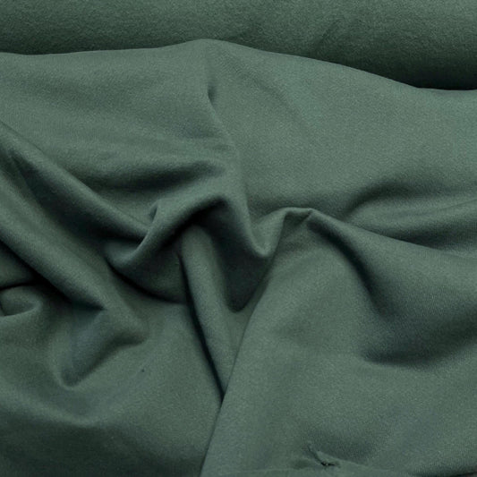 Premium Heavy Thick 16oz 100% Cotton Fleece  Soft and Cozy Fabric for All Seasons Sweatshirt Joggers Streetwear Hunter Green