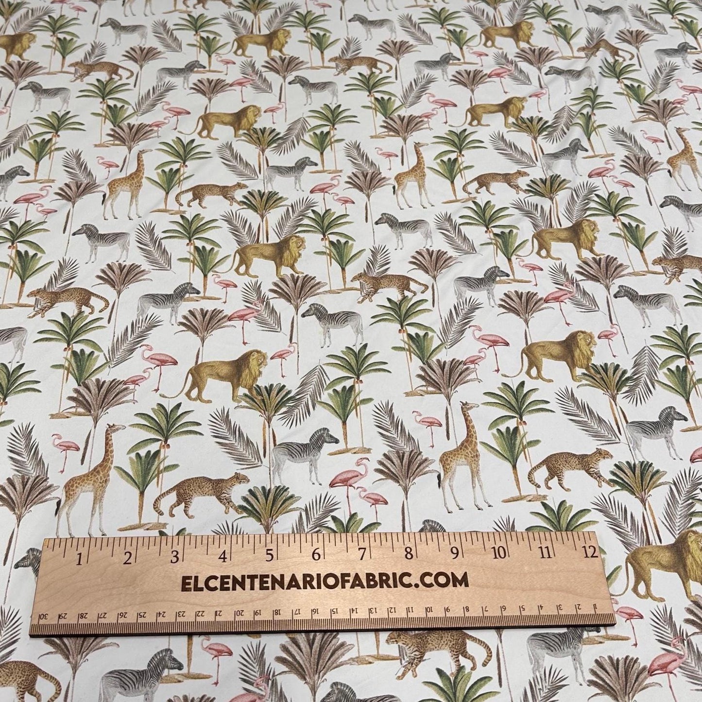 4 Way Stretch Assorted Print Nylon Spandex Fabric By The Yard Tricot Swim Wear Bikini Active Safari Animal Lion Zebra