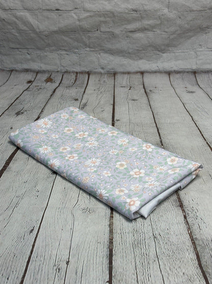 4 Way Stretch Tricot Print Spandex Fabric By The Yard Tricot Swim Wear Bikini Soft Pastel Small Ditsy Flower Foral Lavender Daisy