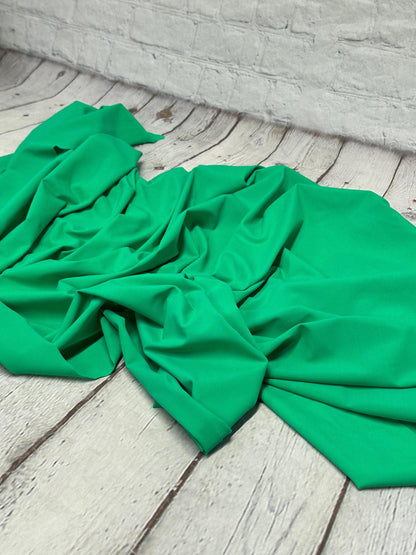 Nylon Spandex Tricot Solid Swimwear Activewear Fabric  By The Yard Green Color Hue