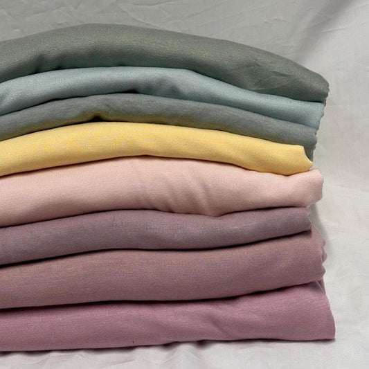 New Colors! 4-Way Stretch Bamboo Fabric| Soft Bamboo Spandex | Fabric By The Yard | For Dresses, Cardigans and Blouses | 60 Wide